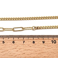 Collares de cadena trenzada y de medio clip de acero inoxidable 304 para mujer&nbsp;NJEW-Z091-11G