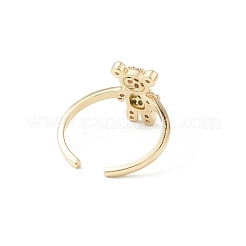 Anello polsino con zirconi cubici&nbsp;RJEW-M146-02