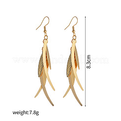 Pendientes colgantes de acero inoxidable 304 para mujer&nbsp;WG7E776-01