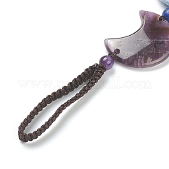 Mondform Chakra hängendes Ornament&nbsp;AJEW-I059-02