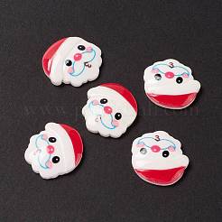 Cabujones de resina opaca con motivos navideños&nbsp;CRES-P022-03