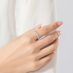 Krone 925 Sterling Silber Micro Pave Zirkonia Fingerringe&nbsp;FS-WG8EC35-01