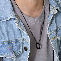 Colliers avec pendentifs en acier inoxydable 304 et bague runique nordique pour hommes&nbsp;FS-WGC3540-02