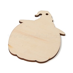 Bois naturel gros pendentifs&nbsp;WOOD-B001-33