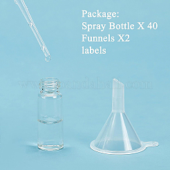 46 botella de spray de vidrio recargable en miniatura de 3 estilos&nbsp;MRMJ-BC0003-25