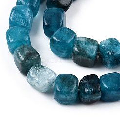 Natürliche weiße Jade perlen Stränge&nbsp;G-S364-084