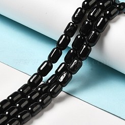 Natürliche schwarze Turmalin Perlen Stränge&nbsp;G-G980-22