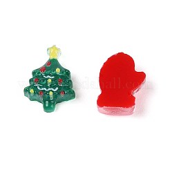 Undurchsichtige Harz-Cabochons des Weihnachtsthemas&nbsp;CRES-T025-20