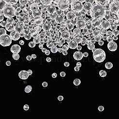 Abalorios de vidrio transparente hebras&nbsp;GLAA-GA0001-01