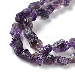 Rohe raue natürliche Amethystperlenstränge&nbsp;G-B065-C02
