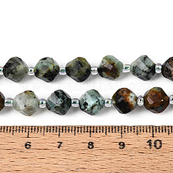 Natürliche afrikanische türkis (jasper) perlen stränge&nbsp;G-T144-24A-07