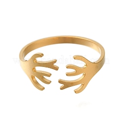 Anelli in acciaio inossidabile 304 per donna&nbsp;RJEW-S241-02G