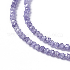 Perles de zircon cubique&nbsp;X-G-F596-48E-3mm
