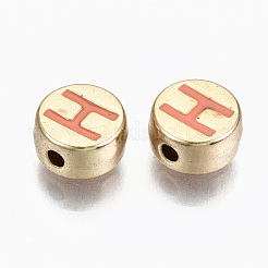 Perles d'émail en alliage&nbsp;ENAM-S122-029H-RS