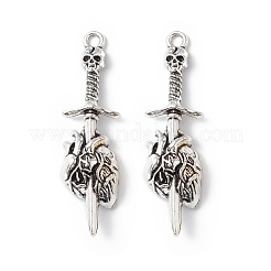 Pendentifs en alliage de style tibétain&nbsp;PALLOY-B011-02AS