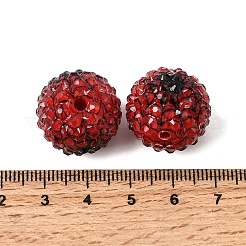 Perline di strass in acrilico opaco e resina trasparente&nbsp;OACR-G062-01A
