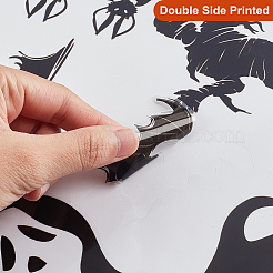 Décorations autocollantes auto-adhésives en plastique pvc imperméable à l'eau sur le thème d'halloween&nbsp;DIY-WH0304-173