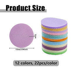 264 Stück runde Marker in 12 Farben für Teppiche.&nbsp;DIY-DC0004-31