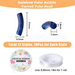 Kit fai da te per realizzare braccialetti curvi e spessi&nbsp;DIY-DC0001-77