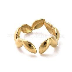 Anelli polsini aperti in acciaio inossidabile 304&nbsp;RJEW-Z018-30G