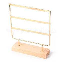 Display orecchino in ferro a tre strati&nbsp;DIY-I047-06B