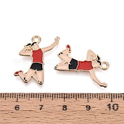 Anhänger aus Legierung und Emaille&nbsp;ENAM-T021-48G