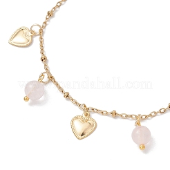 3 bracciale con ciondoli in fluorite naturale&nbsp;BJEW-JB12029
