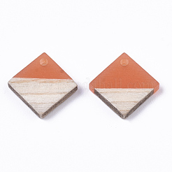 Pendentifs en résine & en bois&nbsp;RESI-R427-03
