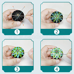 DIY Sticken Temari Ball Kits&nbsp;DIY-I064-B02
