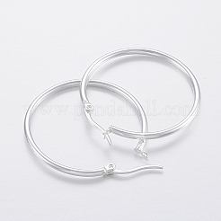 Boucles d'oreilles créoles en acier inoxydable 304&nbsp;LS-EJEW-H327-01E