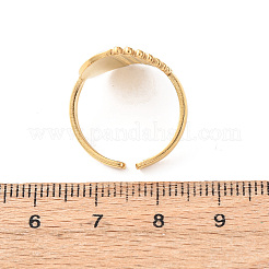 Offene Manschettenringe aus 304 Edelstahl für Damen&nbsp;RJEW-K309-02G