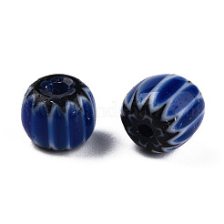 Colliers de perles chevron en fil de verre filé à la main&nbsp;X-LAMP-N023-003-01