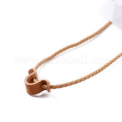 Brillenband aus Leder mit Cliphalter und Messingschnalle&nbsp;AJEW-WH0291-87B