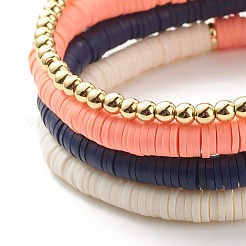 Set di bracciali elasticizzati parola amore&nbsp;BJEW-JB07448