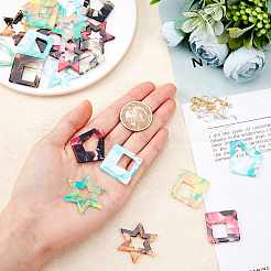 DIY baumeln Ohrring machen Kits&nbsp;DIY-PH0002-78