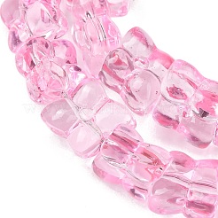 Chapelets de perles en verre transparente  &nbsp;GL-CBAAE04-01B