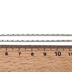 1.3 mm lange Boston-Gliederketten aus Edelstahl 304 für Damen und Herren&nbsp;NJEW-Z115-12P-04