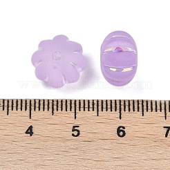 Gefrostet transparent Acrylperlen&nbsp;OACR-P029-03B-04