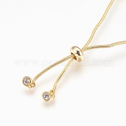 Verstellbare Messing-Bolo-Armbänder&nbsp;BJEW-P218-05G