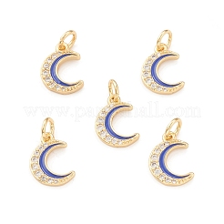 Charms ecologici in ottone con micro pavé di zirconi&nbsp;KK-I698-32G