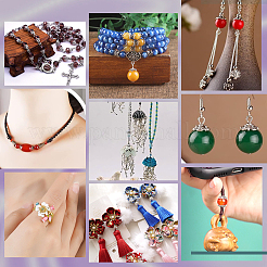 675 pièces 9 styles de capuchons de perles en fer&nbsp;IFIN-GA0001-68