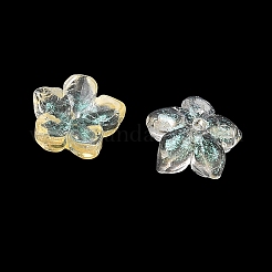 Embouts de perles de verre teints et chauffés&nbsp;GLAA-Z019-02K