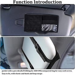 Organizer per alette parasole per auto in nylon&nbsp;FIND-WH0125-11