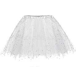 1 m Gaze-Polyester mit PVC-Paillettenstoff&nbsp;DIY-LP0002-14