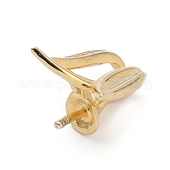 925 ciondolo a forma di foglia in argento sterling con zirconi cubici trasparenti&nbsp;STER-P068-07G