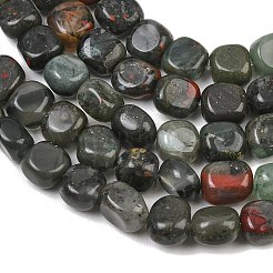 Naturelles africaines perles bloodstone brins&nbsp;GG-CBA787B-A27