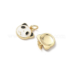 Colgantes de esmalte de latón&nbsp;KK-B155-07G