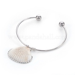 Brazaletes con dije de acero inoxidable 304&nbsp;BJEW-JB004000