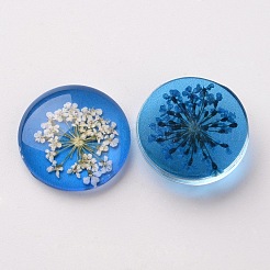 Cabochon schiena piatta in vetro fatti a mano&nbsp;X-GGLA-A004C-20mm