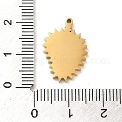 Placcatura ionica (ip) ciondoli in acciaio inossidabile 304&nbsp;STAS-D018-02G